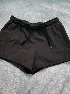 MTA Sport Black Kids Athletic Drawstring Shorts